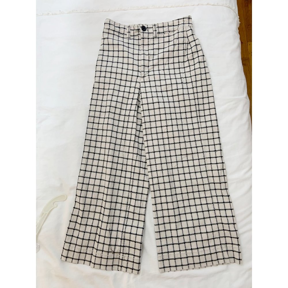 Madewell cropped wide leg pants